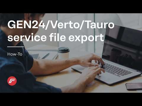 How-To | Fronius GEN24/Verto/Tauro service file export