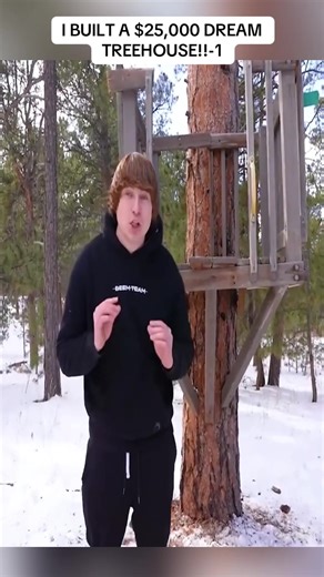 I BUILT A $25,000 DREAM TREEHOUSE!!-1 | Building A Tree House