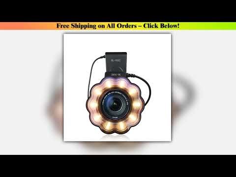 Seafrogs Macro Led Ring Light Flash Speedlite with Adapter ring for Nikon D5100 D3100 Series Canon