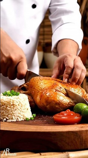 Filipino Chicken Roast | Lechon Manok Recipe with Garlic Rice, Calamansi & Banana Ketchup 🇵🇭