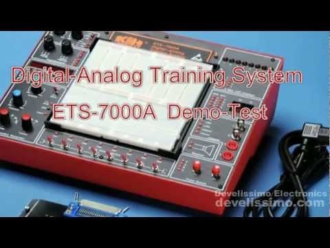 Demo on the ETS-7000A digital/analog training system.