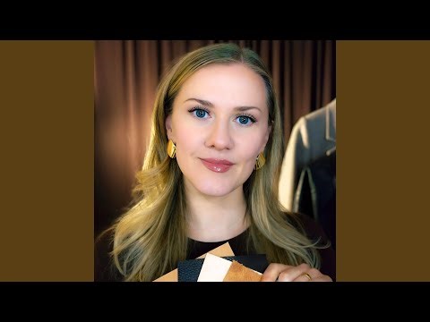 Custom Jacket Fitting Fabric Design Asmr