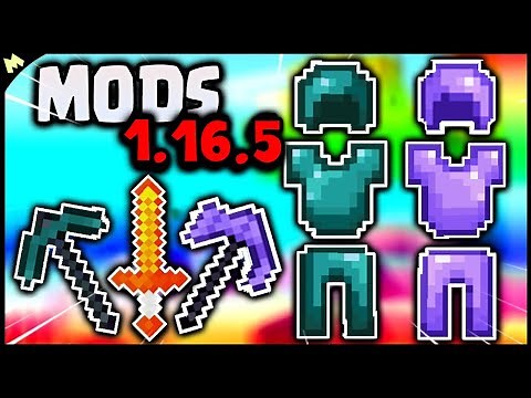 MAS ARMADURAS Y HERRAMIENTAS MOD⛏️ Minecraft 1.16.5 ❗ +ESPADA CON 1.000.000 DE DAÑO!