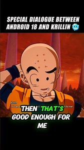 Special Dialogue Between Android 18 And Krillin Lol 🤯 #crashout #krillin #sparkingzero #dragonballz