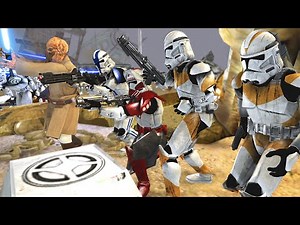 Greatest CLONE WARS Invasion EVER! - Men of War: Star Wars Mod Battle Simulator
