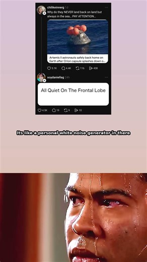 Its like a personal white noise generator in there