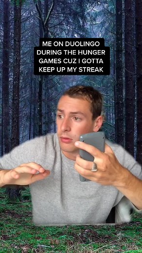 Guess who 💀’ed me #insecureisabelle #hungergames #duolingo