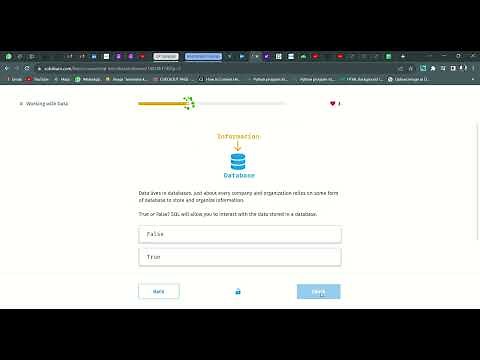 1 Working with Data | Introduction to SQL | Sololearn