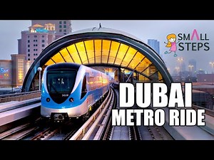 DUBAI METRO RIDE 4K 🇦🇪