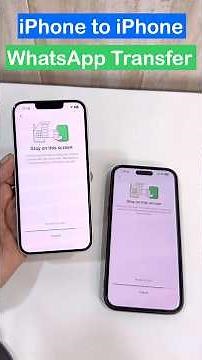 Old iphone to new iPhone WhatsApp transfer | iPhone to iPhone WhatsApp chats transfer