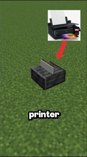 minecraft how to build a printer📠🖨️