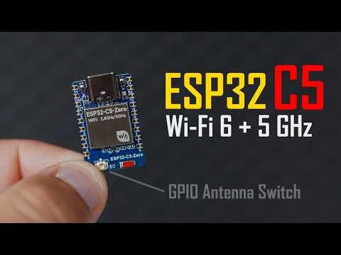 ESP32-C5 Finally Brings 5 GHz Wi-Fi!