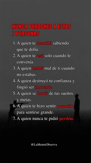 Estos 7 tipos de gente no merecen tu perdón #respeto #shorts