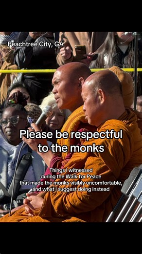 #ptc #morrow #walkforpeace #decatur #monks | The Monks Walking For Peace