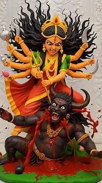 Ambe maa idol making with super clay🌸 durga maa making🙏 jai mata di #shorts #shortsfeed