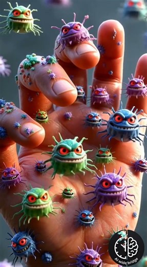 Kitchen Germs vs Hand Germs | Shocking Truth 😱 | Stay Safe & Clean