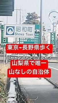 The Only Town in Yamanashi with "No Mountains" [Walking the Entirety of National Route 20 Part 77...