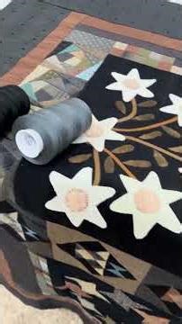 Thread choices for this amazing custom quilting job…let’s get started.