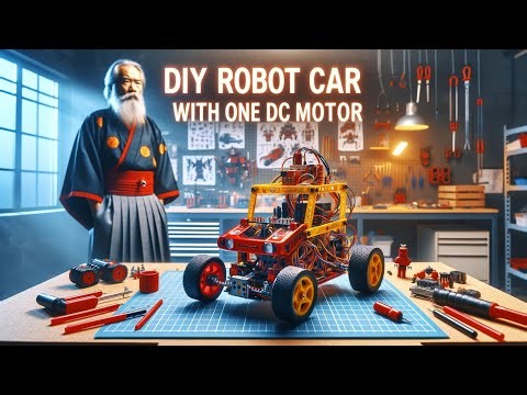DIY Arduino Car with 1 DC Motor, Ultrasonic Sensor & VEX Robot Parts
