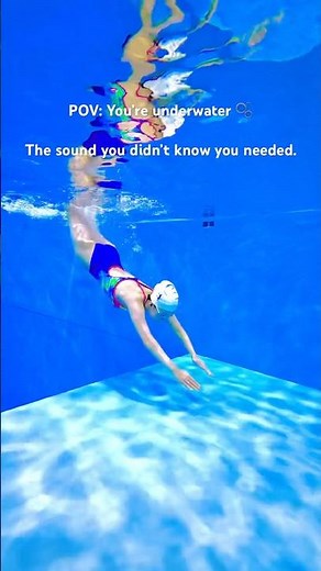 ASMR Underwater Kick 🫧 Intense Bubbles & Water Sounds #swimming #asmr #shorts