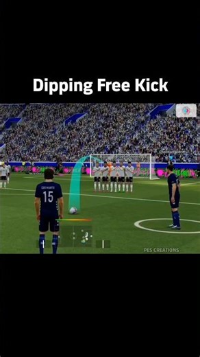 How to Do Perfect Dipping Free Kick in eFootball | Easy Guide #efootball #short #freekicktutorial