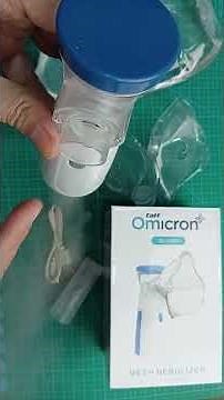 How to Use the TaffOmicron Portable Mesh Nebulizer Steam Therapy Device - JSL-W302