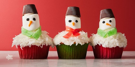 These Snowman Cupcakes Are Almost TOO Cute