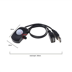 [Hot Item] PIR Motion Sensor Switch DC 5V-24V 4A Occupancy Sensor Switch for LED Lighting