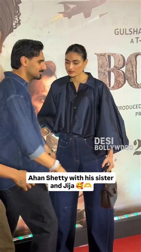 Desibollywood | Athiya Shetty and KL Rahul arrived to support Ahan Shetty 💫🫶 #reels | Instagram