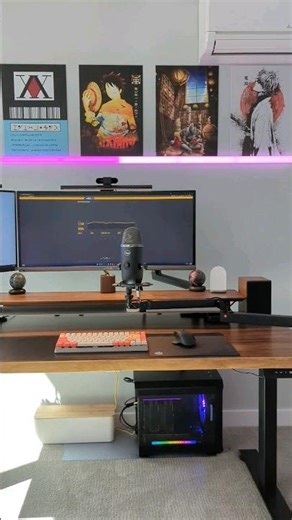 my desk setup as a software engineer (2023 edition) #homeoffice #gaming #desksetup