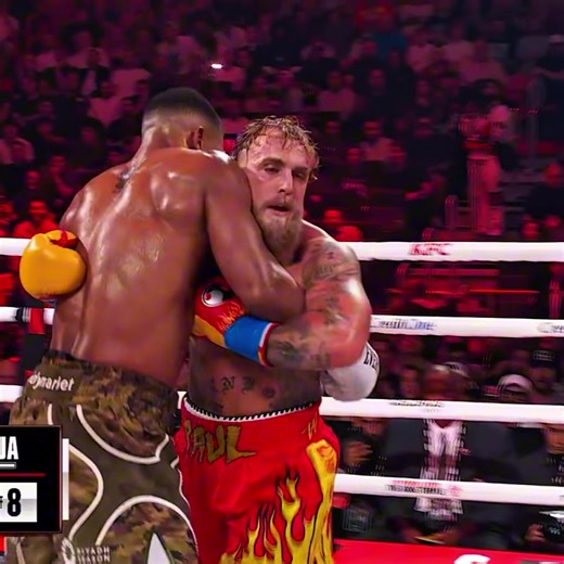 Shi I thought I was gon see Jake Paul die on live tv 😭😂 #boxing #boxing🥊 #anthonyjoshua #jakepaul #fyp