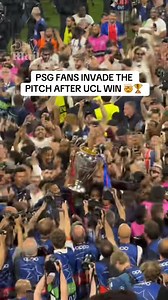 258K views · 5.3K reactions | Absolute carnage as the PSG fans invade the pitch after their Champions League final win 勞 TNT Sports and discovery+ is the home of European football | Daily Mail Sport | Facebook