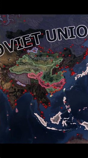 WHAT IF USSR HAD COLONIES IN WW2 / HOI4 TIMELAPSE #heartsofiron4 #hoi4