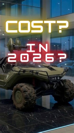 How much does a real UNSC Warthog cost in 2026? #halo #gaming
