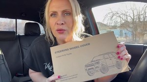 Aimato Customized Steering Wheel Cover for Toyota Tacoma 2012-2023/4Runner 2010-2024/Tundra 2014-2021/Sequoia 2014-2022 Thin,Anti-Slip,Scratch-Resistant Exclusive Car Accessory for Toyota