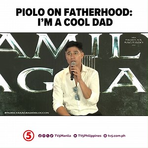 HIGHLIGHTS | Ipinagmalaki ni #PamilyaSagrado lead star Piolo Pascual na isa siyang cool dad sa anak niyang si Iñigo Pascual. Abangan siya bilang Rafael Sagrado, simula June 17, WEEKNIGHTS, 8:45PM sa #TodoMaxPrimetimeSingko | TV5
