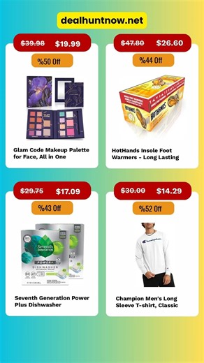 DealHuntNow Deals - Up to 51% Off! #04/25