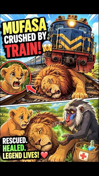 Hulk Saves Mufasa A Lion’s Unexpected Rescue 🦁 | #shorts