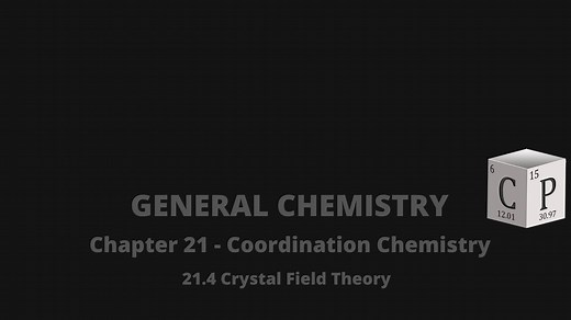 21.4 Crystal Field Theory - Chad's Prep®