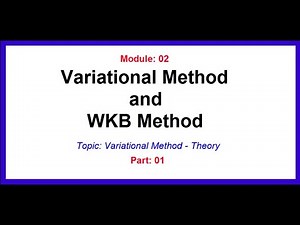 Variational method - Theory