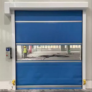 [Hot Item] Food Processing Factory Food Grade PVC Fabric High Speed Fast Rapid Roller Shutter Door