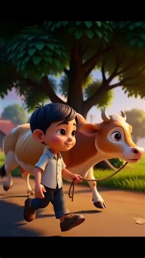 Cute Cow Cartoon #cartoon #cartoonforkids #playtoonplanet