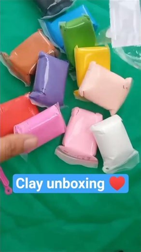super clay unboxing 🤩😯 #clay #clayart #claycraft #unboxing #clayvideos