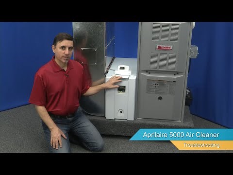 AprilAire 5000 Air Cleaner Troubleshooting