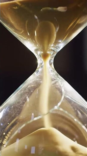 Shattering an hourglass: ASMR Slow Motion Time Break.