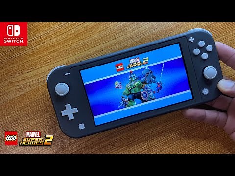 Lego Marvel Super Heroes 2 Nintendo Switch Lite Gameplay