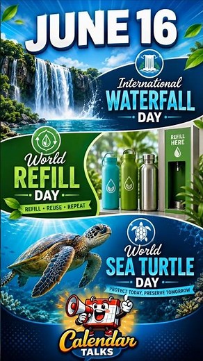 What’s Special Today? June 16 | English | Calendar Talks #day #todayspecial #specialday