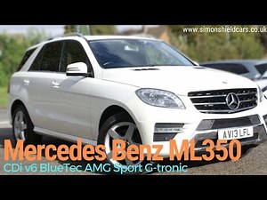 2013 Mercedes Benz ML350 CDi BlueTEC AMG sport SUV