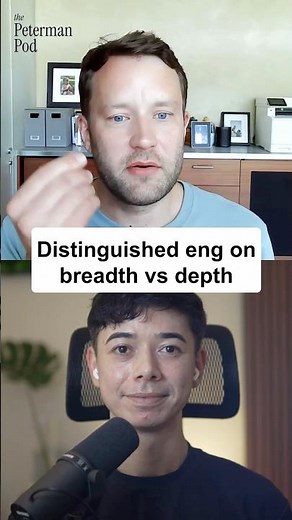 Distinguished eng on breadth vs depth