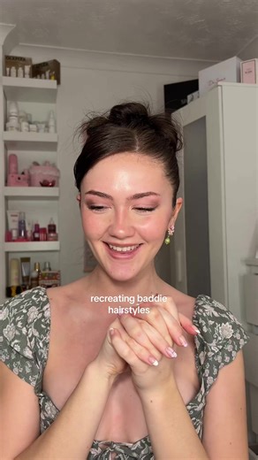 Recreating Baddie Hairstyles with Gold Hoops
